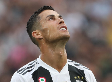 Cristiano Ronaldo (file pic).