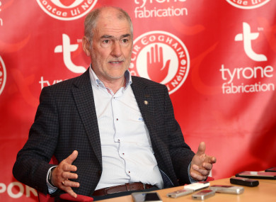Tyrone manager Mickey Harte.