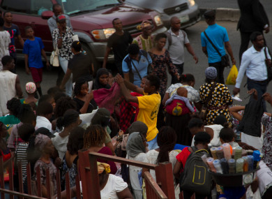 A market in central Lagos.