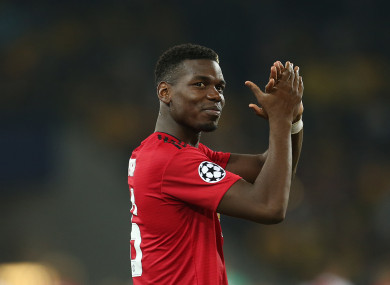 Paul Pogba (file pic).