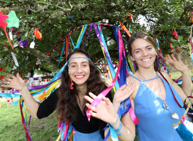 Kasia and Ewelina Nosal at Electric Picnic last weekend.