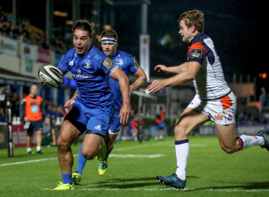 James Lowe scored Leinster's second try.