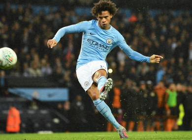 Manchester City star Leroy Sane
