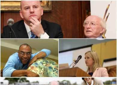 Some of the presidential hopefuls in the race for the Office of President.