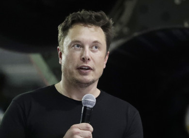 SpaceX founder and chief executive Elon Musk.