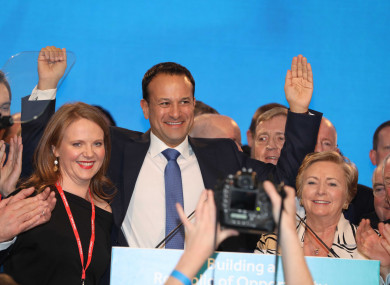 Leo Varadkar at last year's Ard Fheis in Cavan.