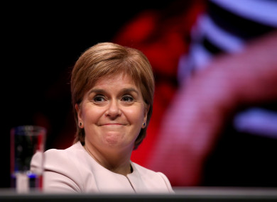 Scottish First Minister Nicola Sturgeon.