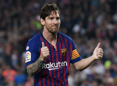 Messi is back in the mix for Barca.