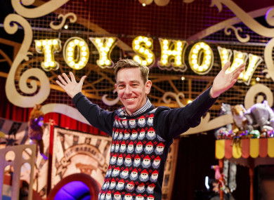 The theme of this year’s Late Late Toy Show is The Greatest Showman.