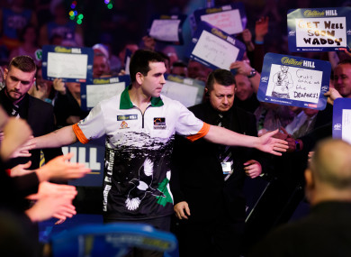 O'Connor bowed out at Ally Pally.