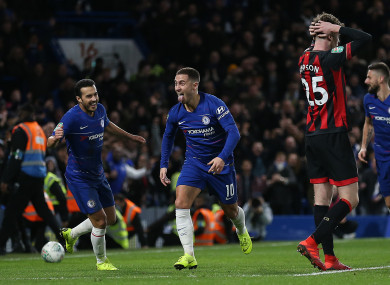 Eden Hazard hit the winner.