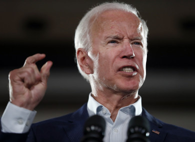 Biden last week described himself as the 'most qualified' person.