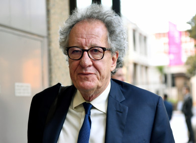 Australian actor Geoffrey Rush