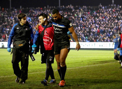 The winger limped out of the weekend's game at the Rec.