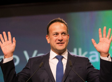 Taoiseach Leo Varadkar at the Fine Gael Ard Fheis in Dublin in November.