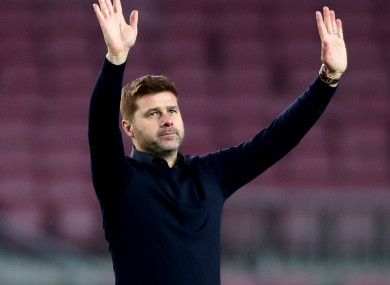 Tottenham manager Mauricio Pochettino.