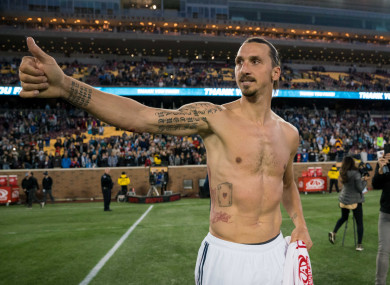 Zlatan Ibrahimovic enjoyed a successful first season with LA Galaxy.