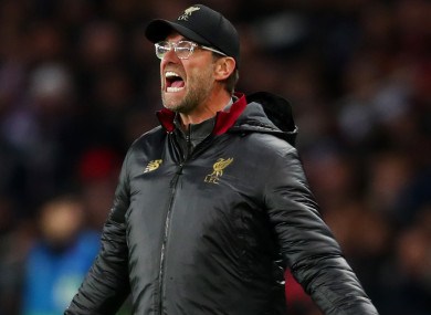Jurgen Klopp: expecting a special European night at Anfield.