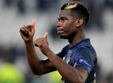 Manchester United's Paul Pogba.