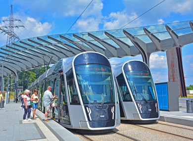 The Luxepo terminus, Luxembourg city.
