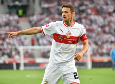 Stuggart midfielder Christian Gentner.