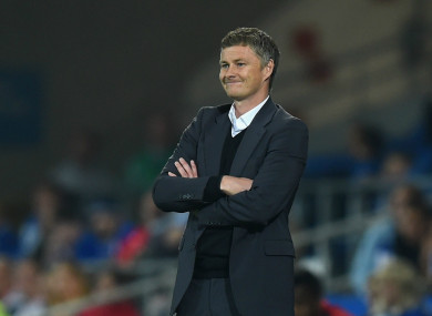 New Manchester United manager Ole Gunnar Solskjaer.