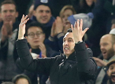Arsenal boss Unai Emery.