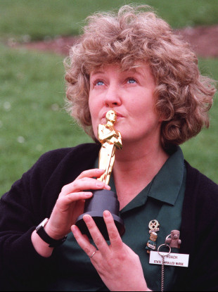 Brenda Fricker, who won a Best Supporting Actress award in 1990.