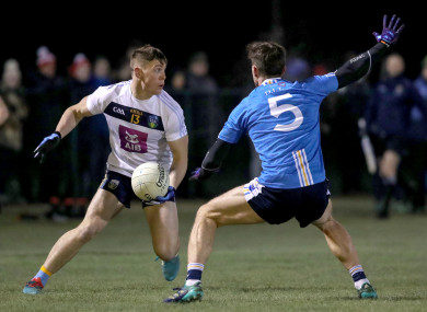 Con O'Callaghan takes on Andy McGowan.