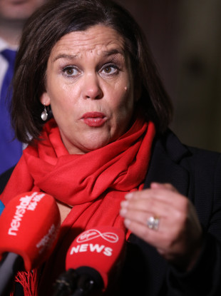 Sinn Féin leader Mary Lou McDonald.