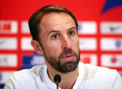 England manager Gareth Southgate.
