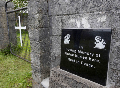 Site of the former Bon Secours mother and baby home in Tuam, Co Galway.