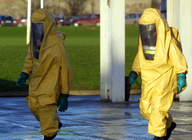 File photo of Dublin Fire Brigade training exercise.
