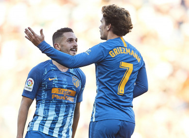 Atletico Madrid duo Koke and Antoine Griezmann