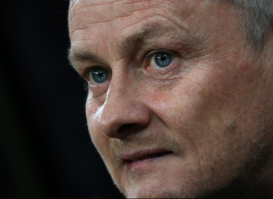 The Manchester United caretaker boss.
