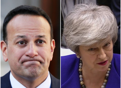 Leo Varadkar spoke to Theresa May by telephone this afternoon.