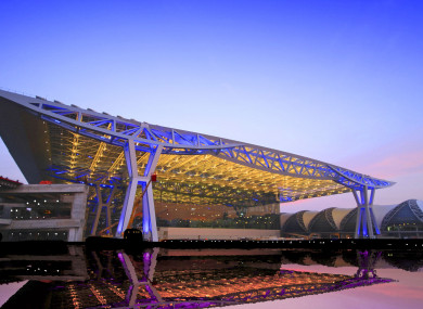 The airport in Bangkok.