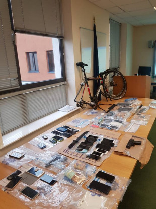 The items seized at the properties by An Garda Síochána