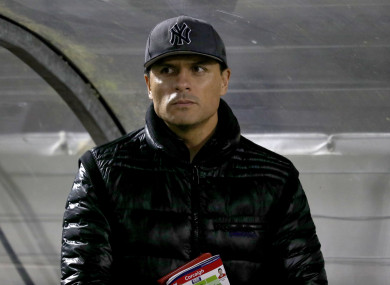 The Munster Heineken Cup winner was in the dugout last week.