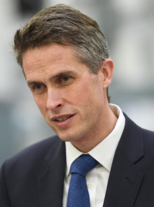 UK Defence Secretary Gavin Williamson