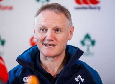 Schmidt after naming his starting team at Carton House