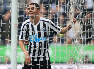 Miguel Almiron was a key performer for Rafael Benitez's side today.