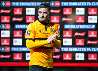 Amond scored a late goal against the Premier League champions on Saturday.
