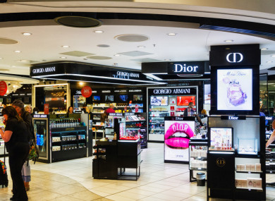 Shopping area at Dublin Airport