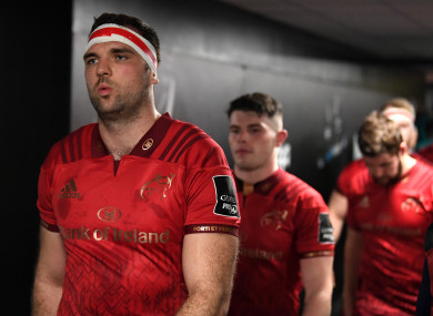 Beirne made his return from injury for Munster despite training all week with Ireland.