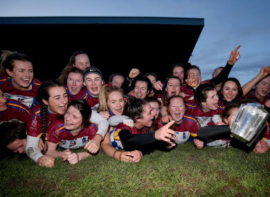 University of Limerick celebrate a fourth consecutive Ashbourne Cup.