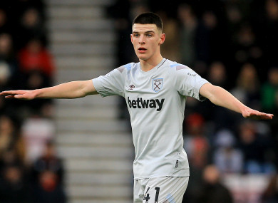 Could Rice be leaving his boyhood club this summer?