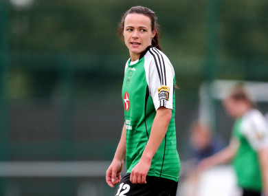 Former Ireland striker Aine O'Gorman.