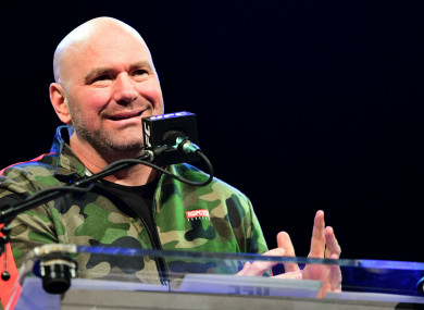 Dana White: inked a new deal.