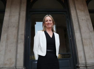 Gemma O’Doherty pictured in September 2018 at City Hall in Dublin ahead of a DCC meeting to hear from prospective presidential candidates seeking a nomination.